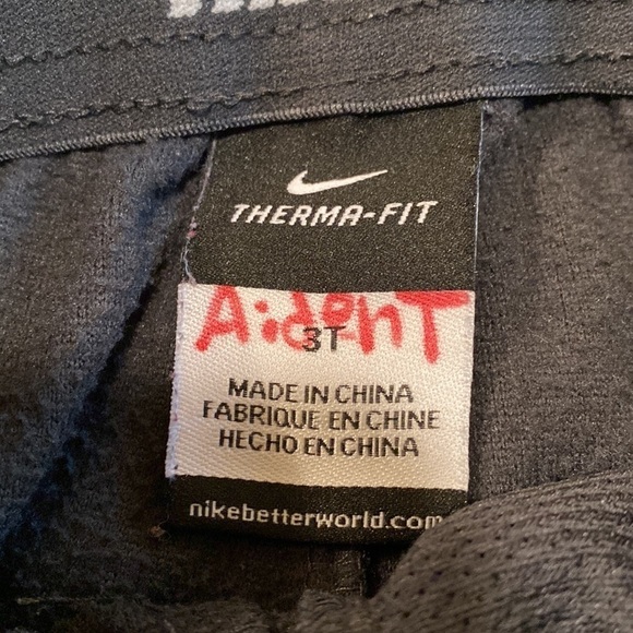 Nike Therma-Fit Fleece Joggers Size 3T in EUC - Picture 6 of 7